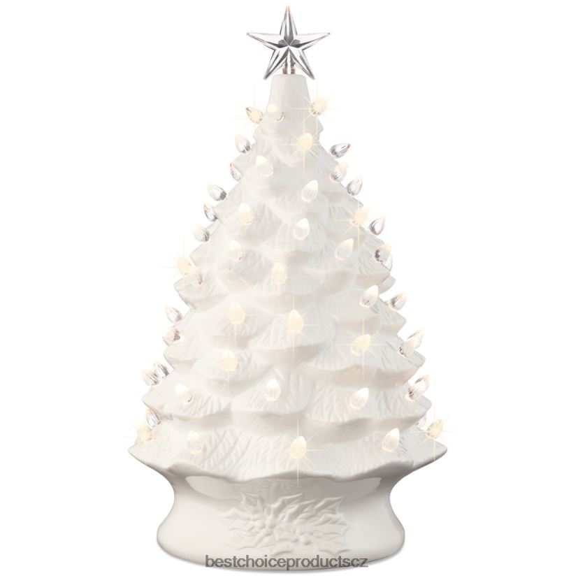 Best Choice Products xl předsvícená keramická ozdoba na vánoční stromeček s LED světlem, časovač sezónní bílý FF2286166 Best Choice Products xl předsvícená keramická ozdoba na vánoční stromeček s LED světlem, časovač sezónní bílý FF2286166